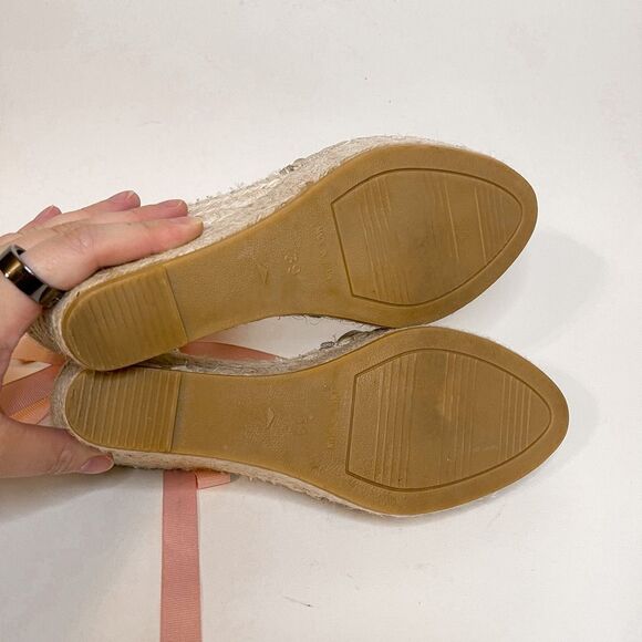 Vidorreta Chevron Colorful Lace Up Espadrilles Size 39 - Picture 9 of 11